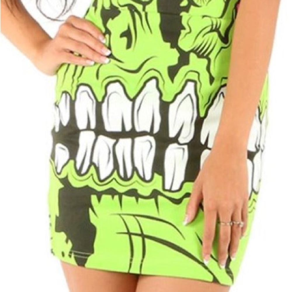 Iron fist green zombie skirt